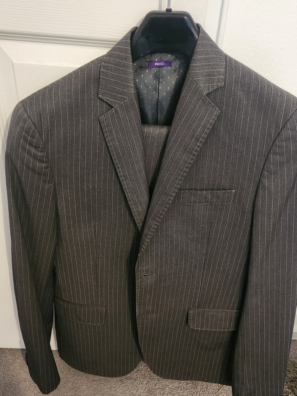 American Rag Charcoal Pinstripe Suit and Pants Set
